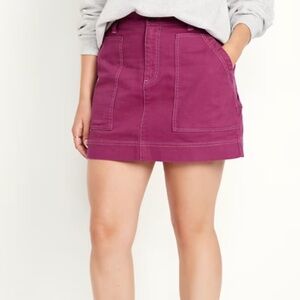 NWT: old navy Utility Mini Skirt